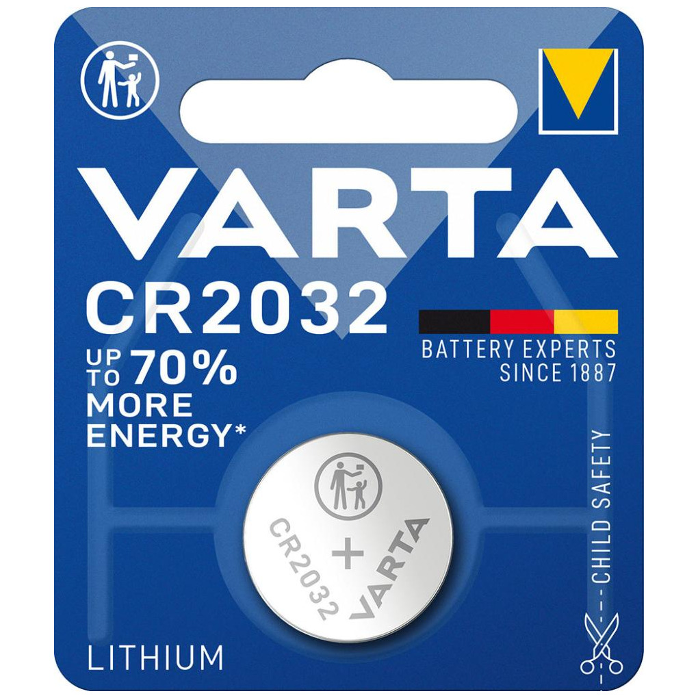 Batt.ELECTRO.CR2032 5er Blister VARTA Produktbild img1 L