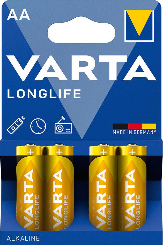 Batterie LONGLIFE VARTA AA 4er Blister Produktbild img1 L