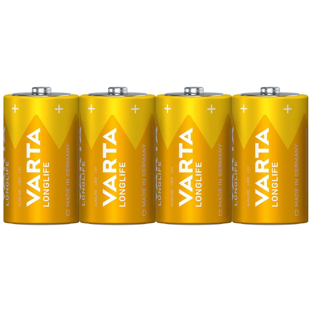 VARTA Longlife Extra Mono/D/LR20 4er Folie, 1,5V Produktbild img1 L