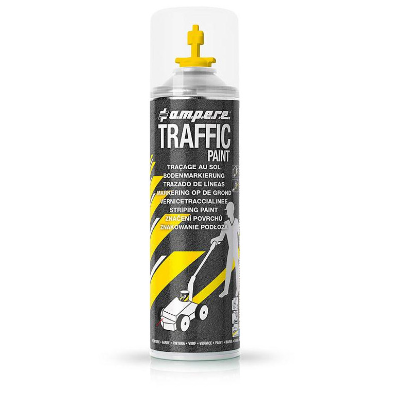 Bodenmarkierspray Traffic Paint 500ml gelb AMPERE TRAFFIC PAINT Produktbild img1 L