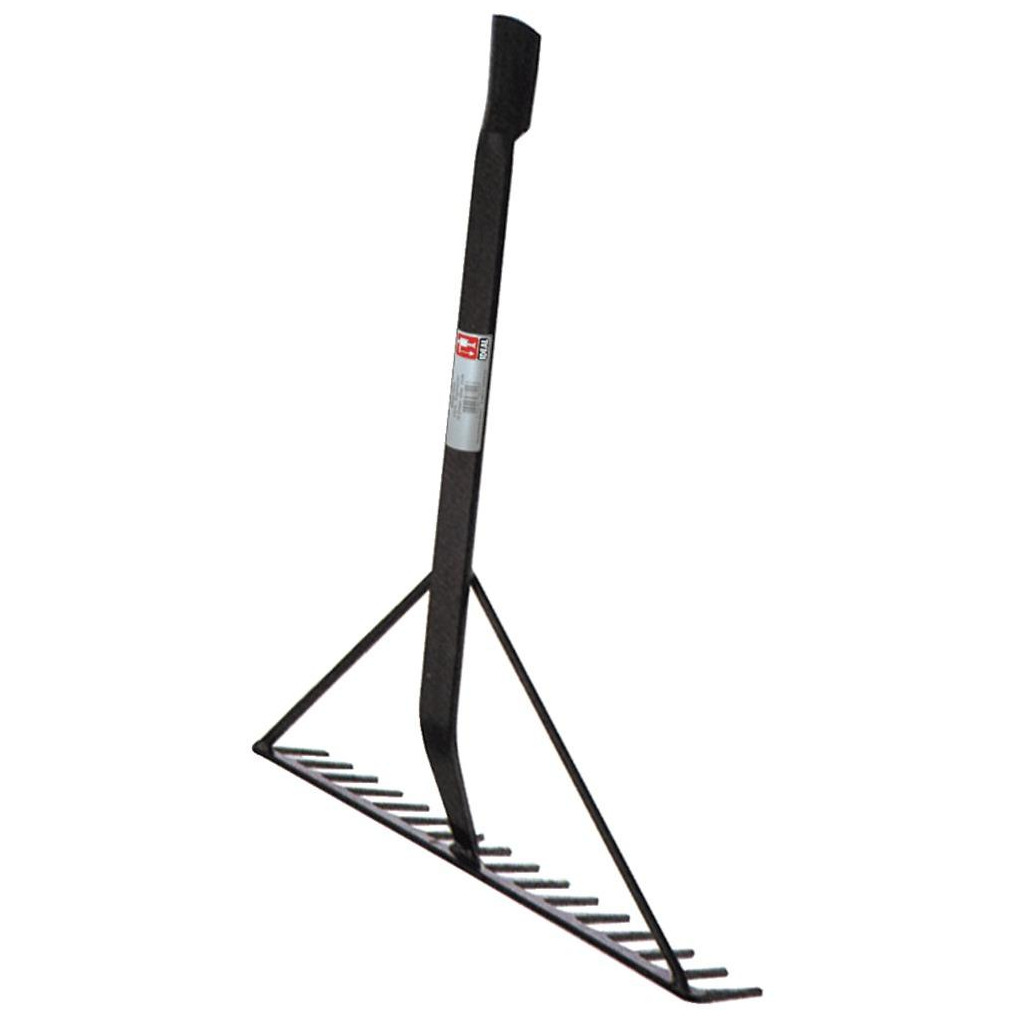 Teerrechen 16 Zinken schwarz lack. Ideal Produktbild img1 L