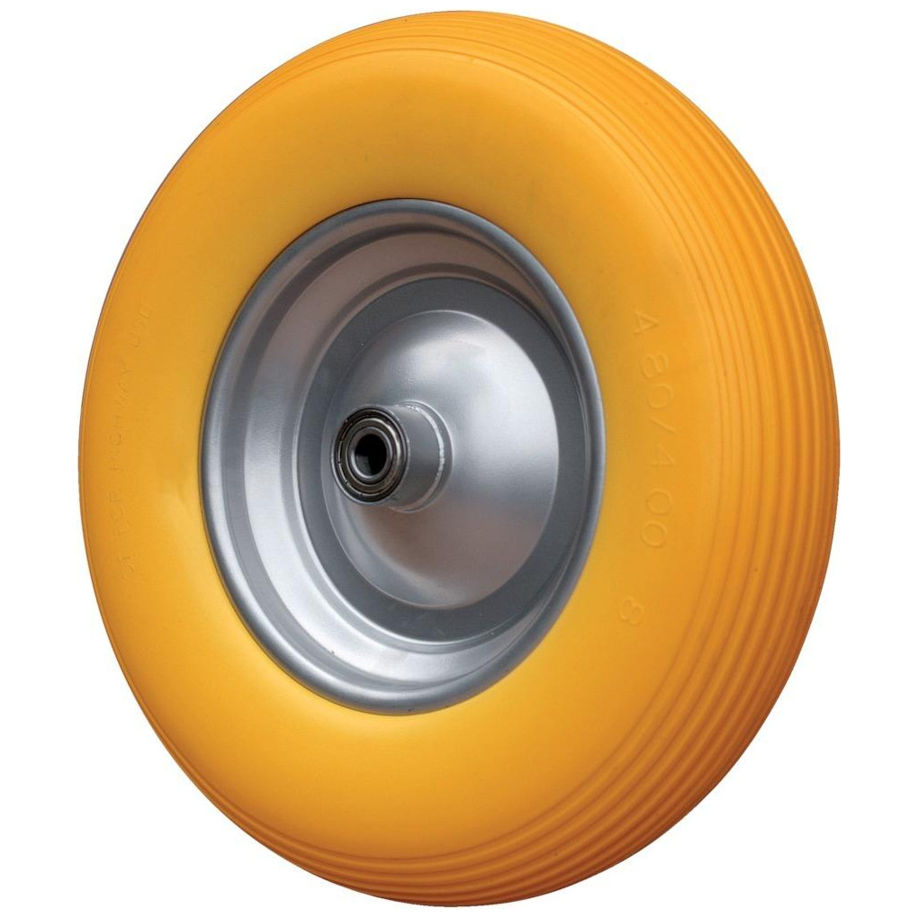 Rad vollgeschäumt 400/100Kugellager u. Achse 17mm Produktbild img1 L