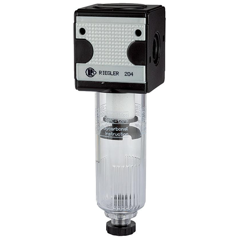 Filter multifix mit Polycarbonatbehälter 16bar BG1 G3/8" RIEGLER Produktbild img1 L