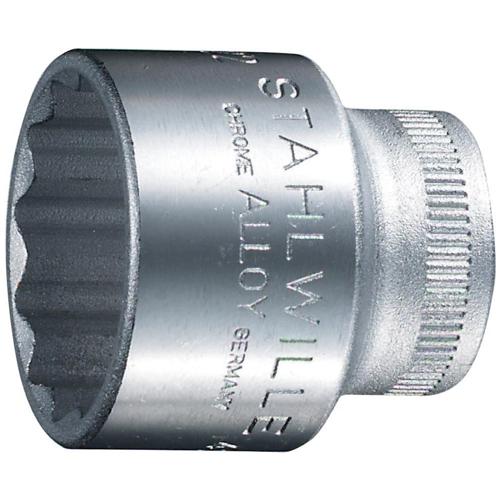 Steckschlüsseleinsatz 12-kant 3/8" 19mm Stahlwille Produktbild img1 L