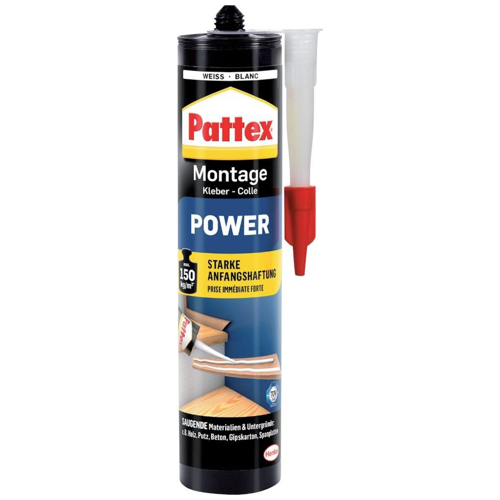 Pattex Montage Power 250g Tube, weiß Produktbild img1 L