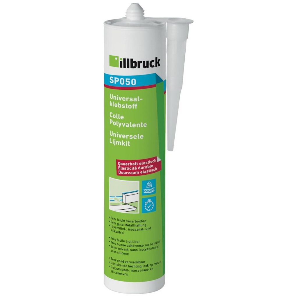 SP050 Univ.klebstoff grau310ml Illbruck Produktbild img1 L