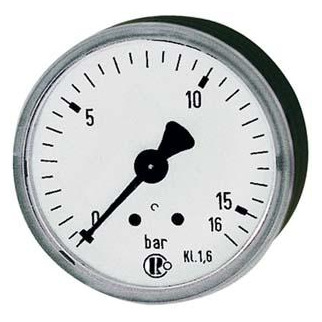 Manometer rückseitig zentrisch 40mm 0-16bar G1/8" Doppelskala RIEGLER Produktbild img1 L