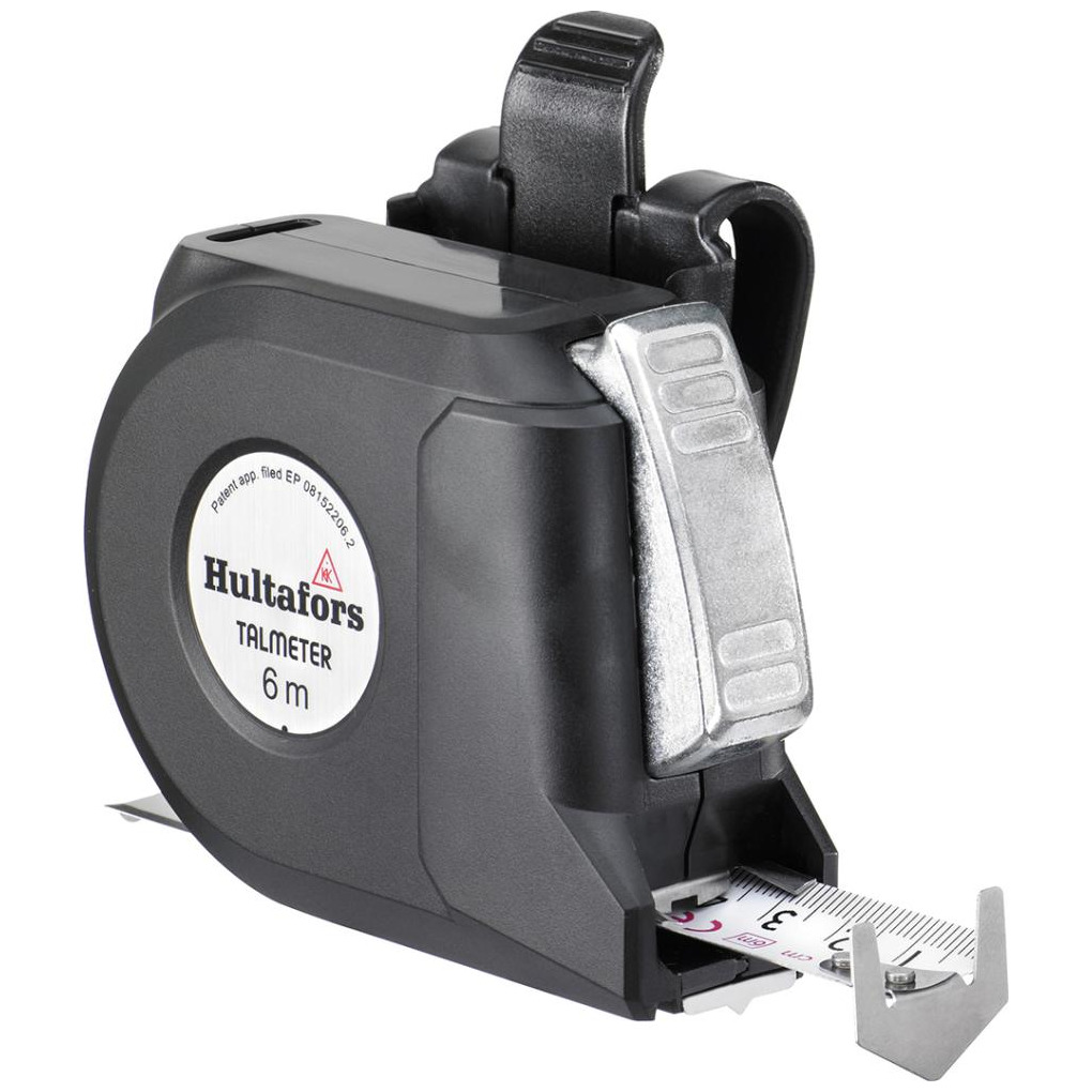 Taschenbandmaß Talmeter 6mx25mm weiß Hultafors Produktbild img1 L