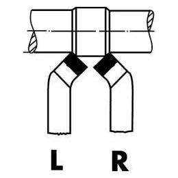 Drehmeissel HM DIN4972 links 12x12x100mm P25/30 WILKE Produktbild img2 L