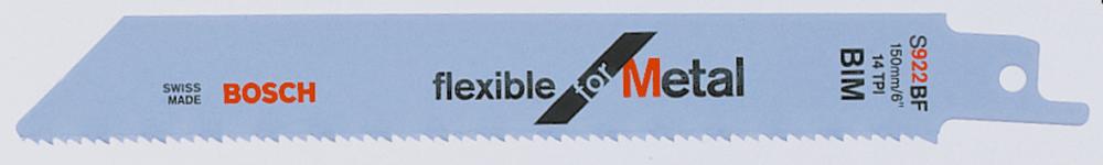 Säbelsägeblatt S 922 BF Bosch VE à 25 Stück Flexible for Metal Produktbild img1 L