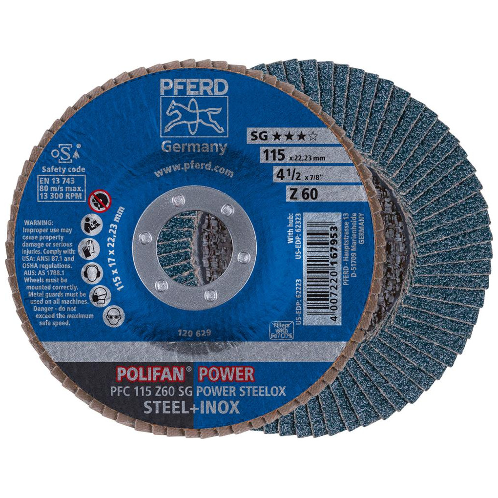 Fächerschleifscheibe Z 80SGP POWER 115mm K80 Pferd Produktbild img1 L