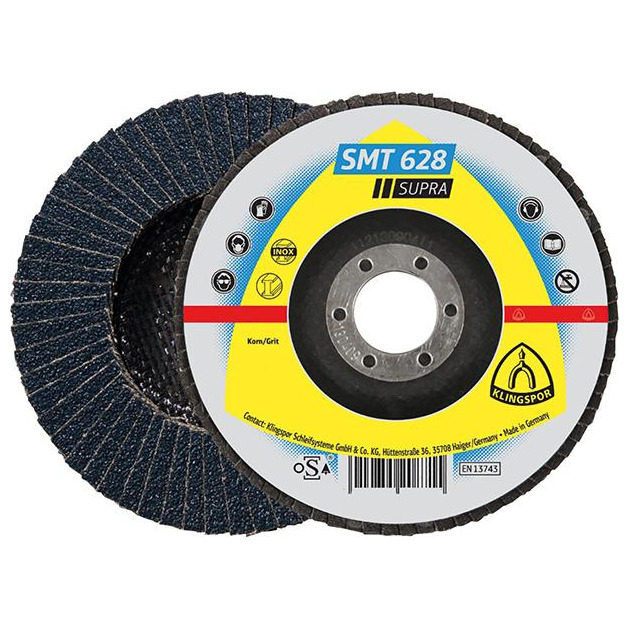 Schleifmopteller SMT628 gerade 125mm K80 Klingspor Produktbild img1 L