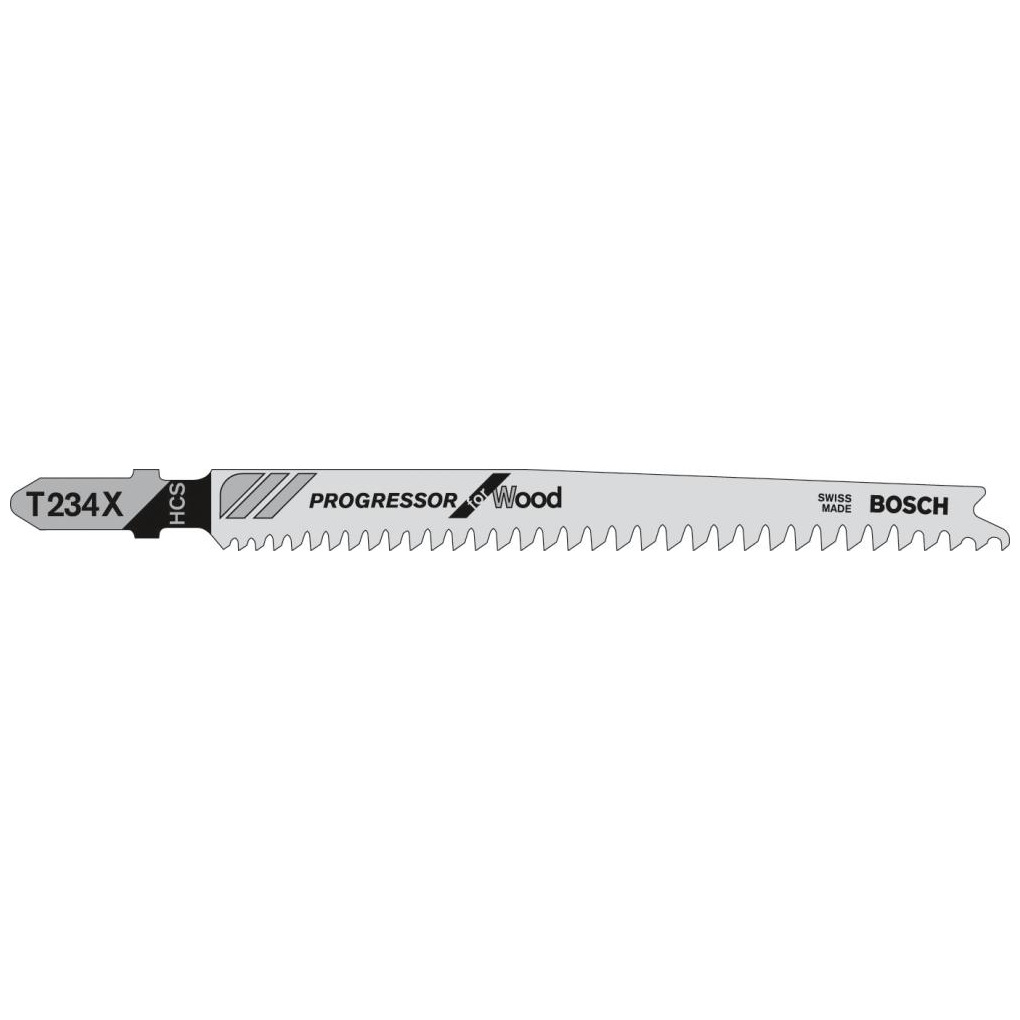 Stichsägeblatt T 234 X Bosch VE à 5 Stück Progressor for Wood Produktbild img1 L