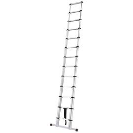 Teleskopleiter FORTIS 10 Sprossen Leiterlänge 0,75m eingef.Arbeitshöhe 2,93 m Produktbild