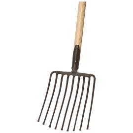 Steingabel 9 Zinken schwarz Federdülle m St Ideal Produktbild