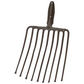 Steingabel 9 Zinken schwarz Federdülle Ideal Produktbild