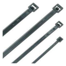 Nylon - Kabelbinder schwarz 200 X 4,8, UV-beständig, 100 St. SB Produktbild