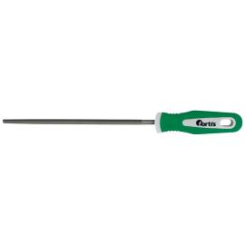 Werkstattfeile 200mm Hieb 2, rund mit 2K-Feilenheft DIN 7261 F FORTIS Produktbild