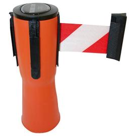 Leitkegelaufsatz rot / weiß diag.gestreift 4m Produktbild