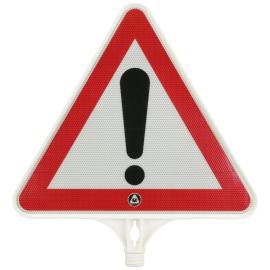 Schild Achtung, Folie Typ 2, Seitenlänge 440mm Produktbild