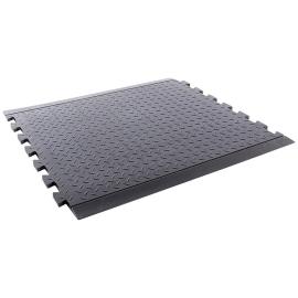 Arbeitsplatzmatte Puzzle SBR, schwarz, Endstück, 13mm, 710x780mm Produktbild