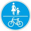VKZ.240 Ronde 600mm gemeinsamer Fuß-u.Radweg RAL-Gütezeichen Folie RA1 Produktbild img1 S