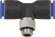 T-Steckverschraubung Blaue Serie, drehbar, M5 a., Schlauch-Ø 4 RIEGLER Produktbild img1 S