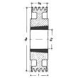 Keilrillenscheibe SPB/17, 4-rillig, 315 mm, Taper-Buchse 3535 Produktbild img1 S