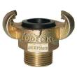 Klauen-Gewindekupplung DIN 3489, Temperguss, AG 3/4", SW32 LÜDECKE Produktbild img1 S