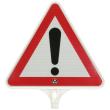 Schild Achtung, Folie Typ 2, Seitenlänge 440mm Produktbild img1 S