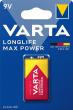 Batterie MAX TECH 9V-Block Blister a 1 Stück VARTA Produktbild