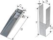 SST Zuganker 2-teilig HD2P60G-B SIMPSON Strong-Tie Produktbild