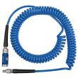 Spiralschlauch PU blau, Sicherheits-Kupplung und Stecker NW7,4 10x6,5mm 7,5m RIEGLER Produktbild img1 S