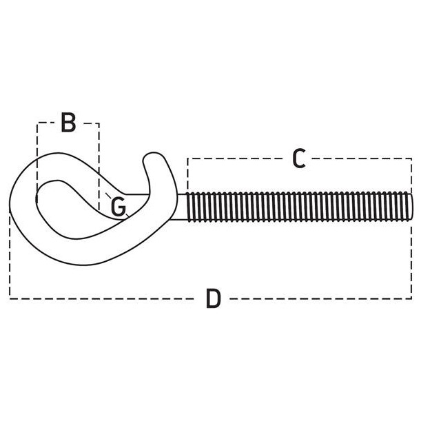 Art.19SE Schaukelhaken zn 19SE/M12x160 Produktbild img2 L