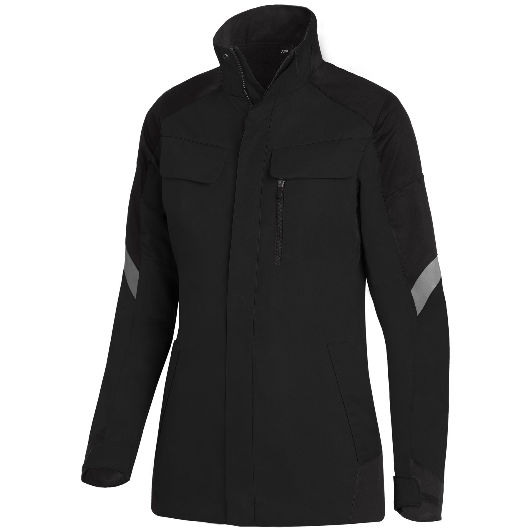 FHB ANDREA Arbeitsjacke Damen, schwarz, Produktbild img1 L