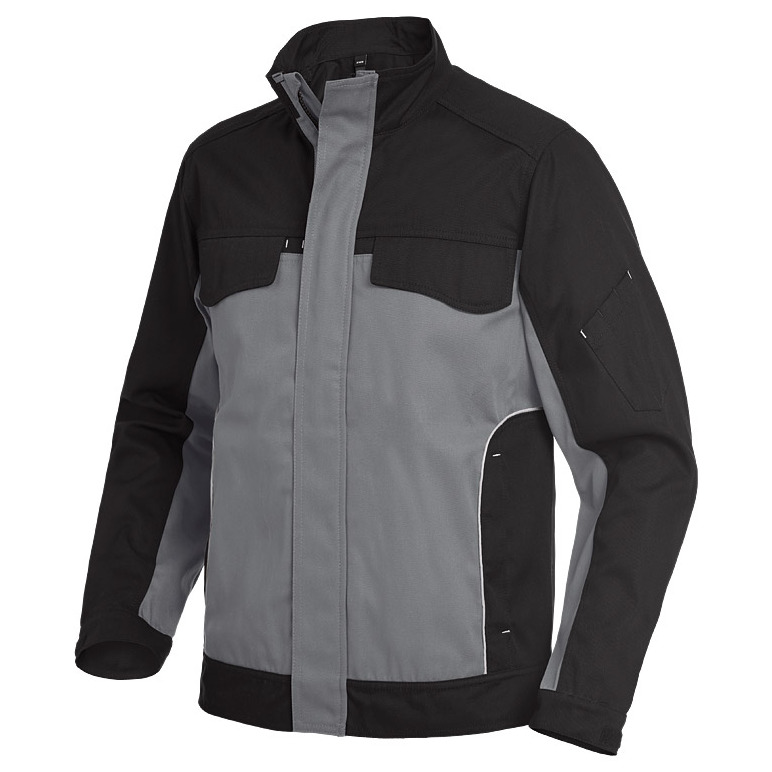 FHB ERNST Arbeitsjacke, grau-schwarz, Produktbild img1 L