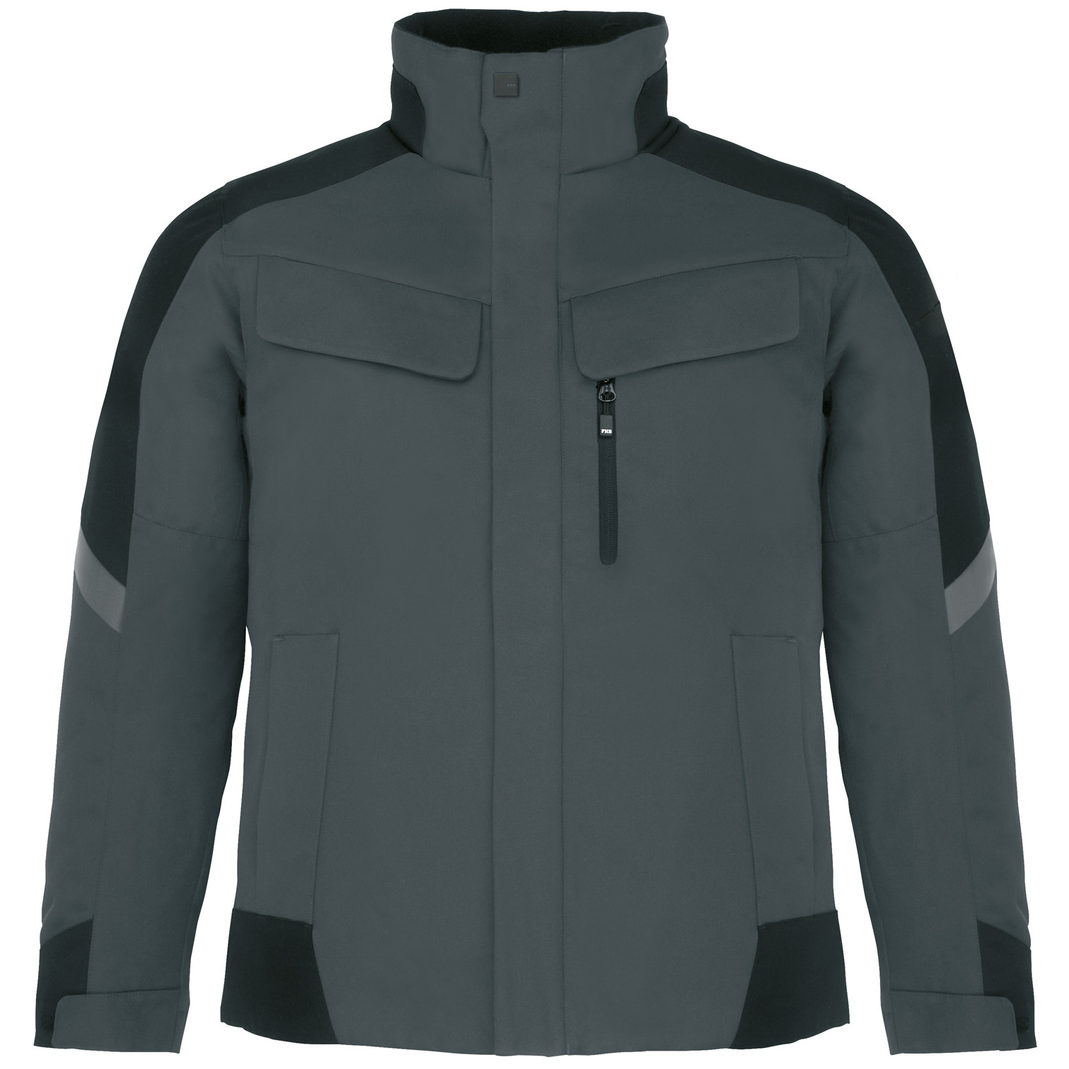 FHB LARS Arbeitsjacke, anthrazit-schwarz, Produktbild img1 L