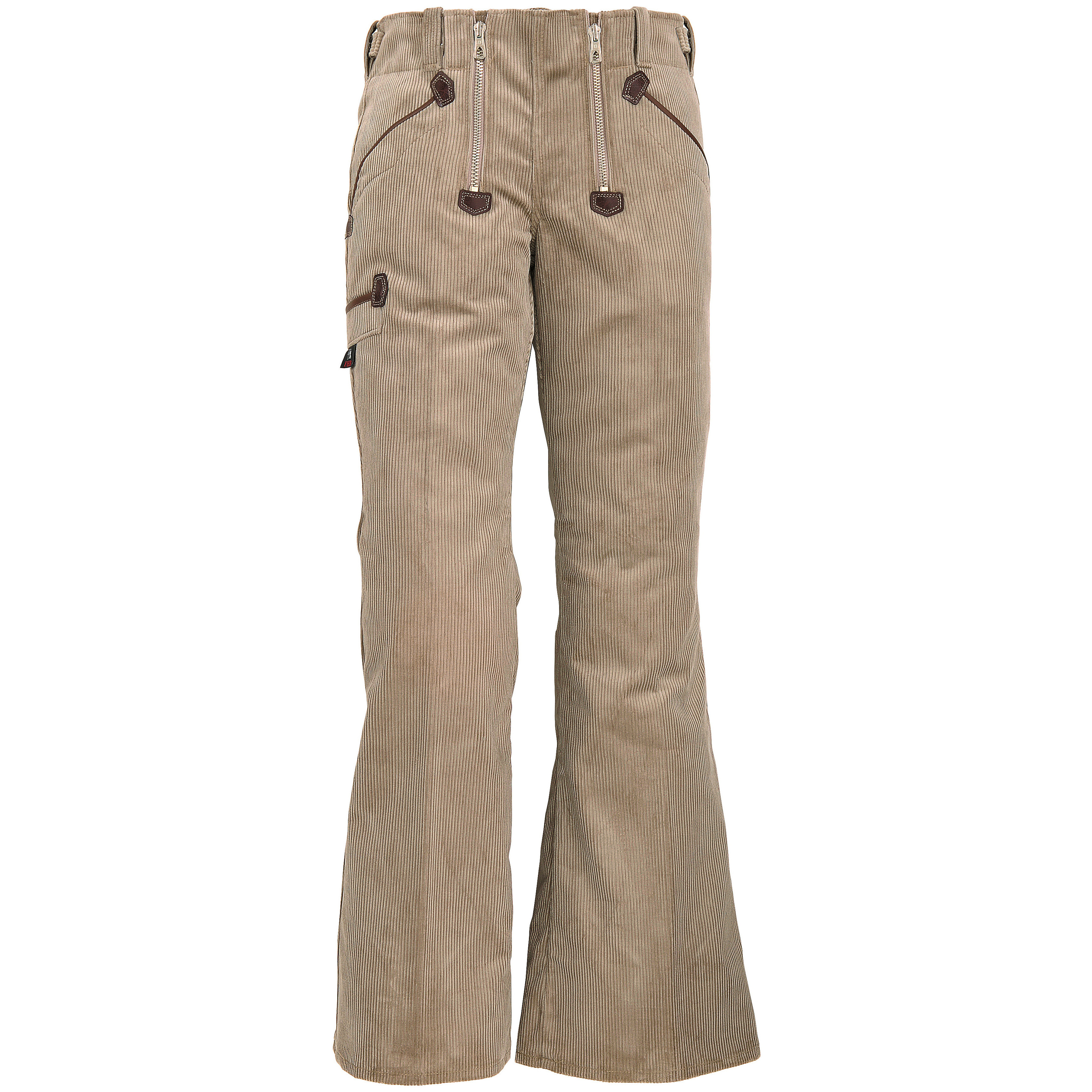 FHB PAULINE Damen-Zunfthose Genuacord, beige, Produktbild img1 L