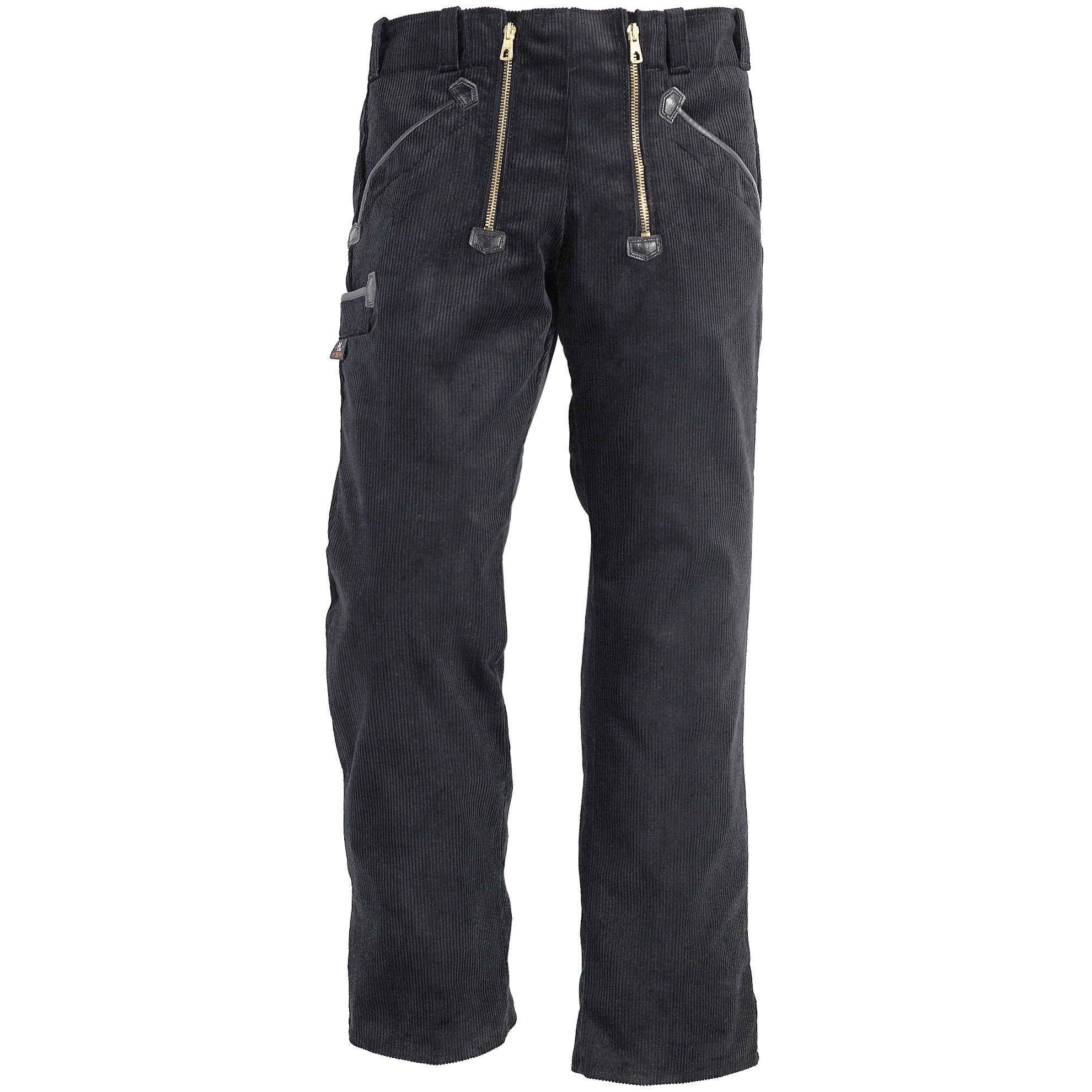 FHB CORD Zunfthose Genuacord ohne Schlag, schwarz, Produktbild img1 L