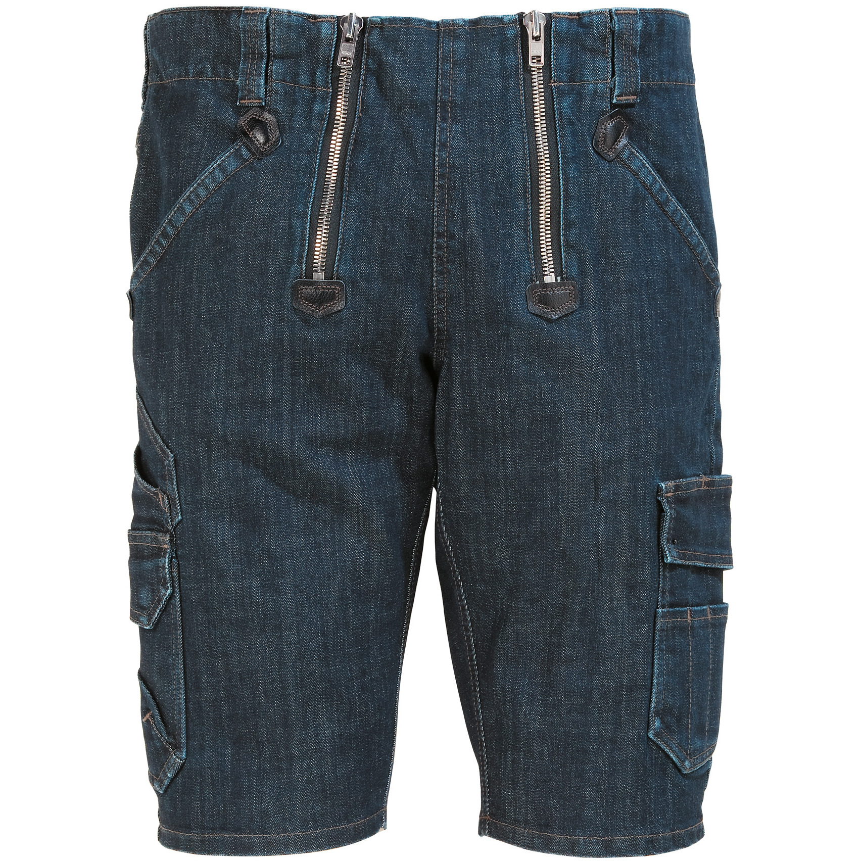 FHB VOLKMAR Stretch-Jeans-Zunft-Bermuda, schwarzblau, Produktbild img1 L