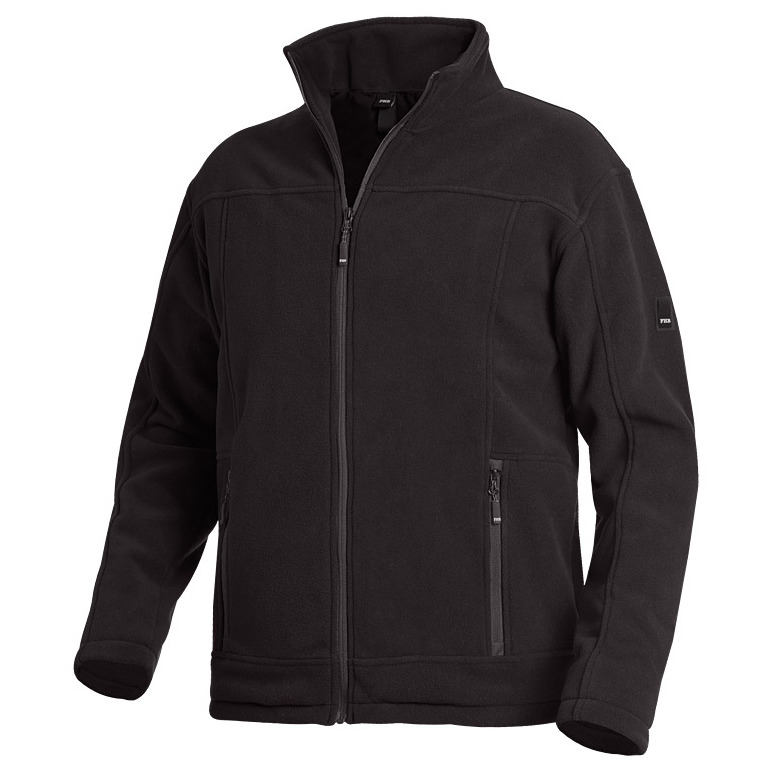 FHB ROMAN Fleece-Jacke, schwarz, Produktbild img1 L