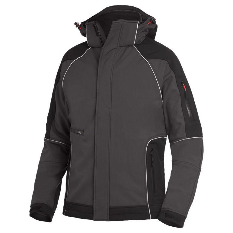 FHB WALTER Softshelljacke, anthrazit-schwarz, Produktbild img1 L