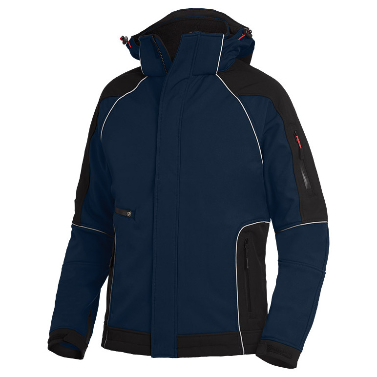 FHB WALTER Softshelljacke, marine-schwarz, Produktbild img1 L