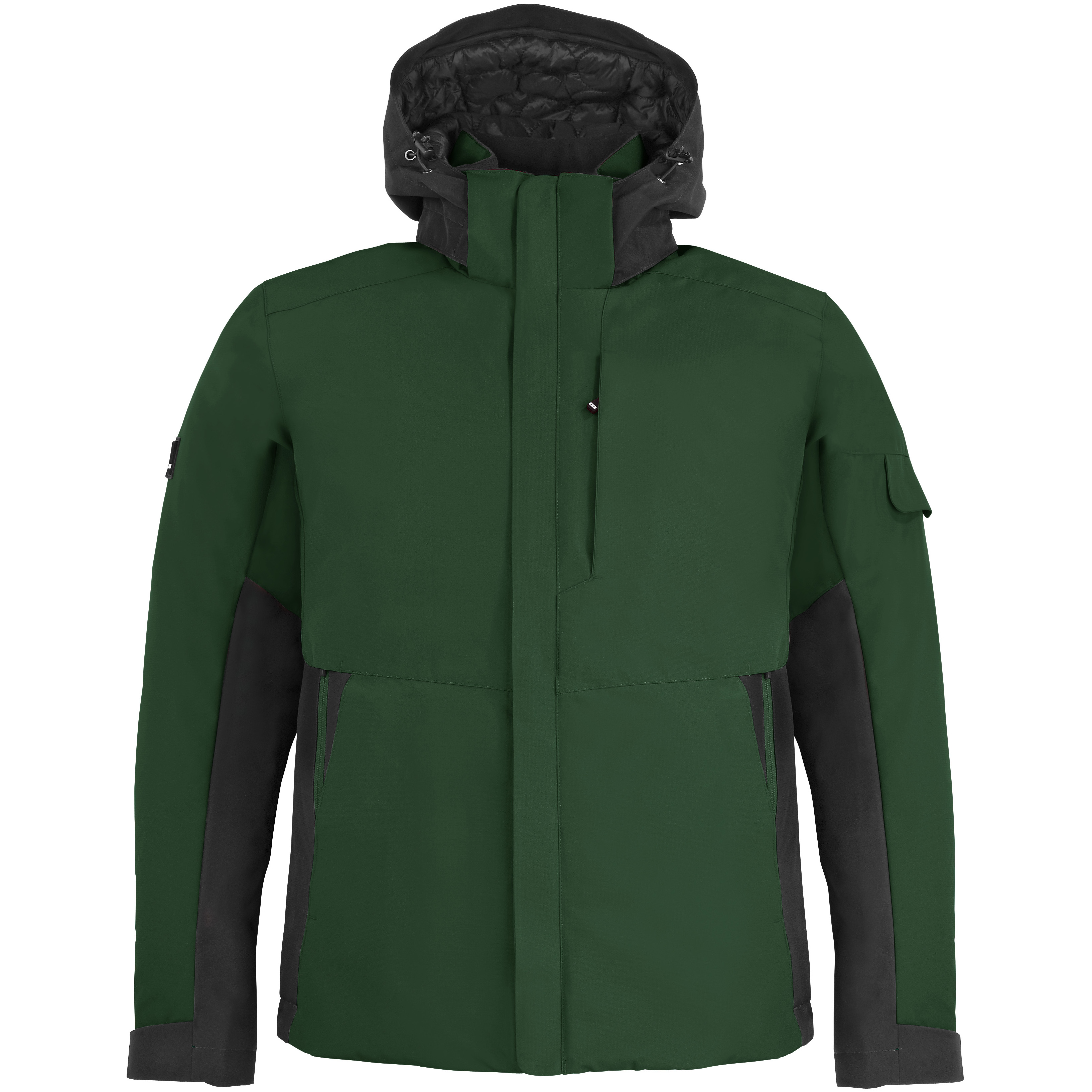 FHB GEORG Arbeitsjacke Primaloft, grün-schwarz, Produktbild img1 L