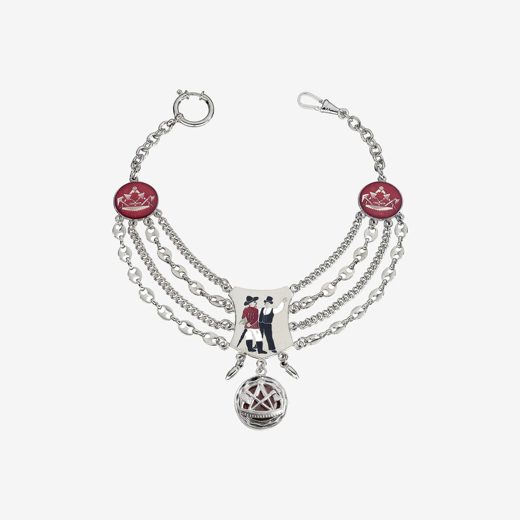 IGNATZ Prachtuhrkette Zimmermann silber OSI FHB Produktbild img1 L