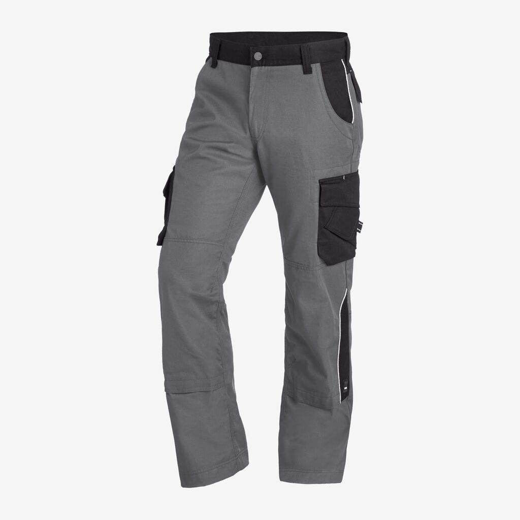 BRUNO Arbeitshose grau-schwarz 27 FHB Produktbild img1 L