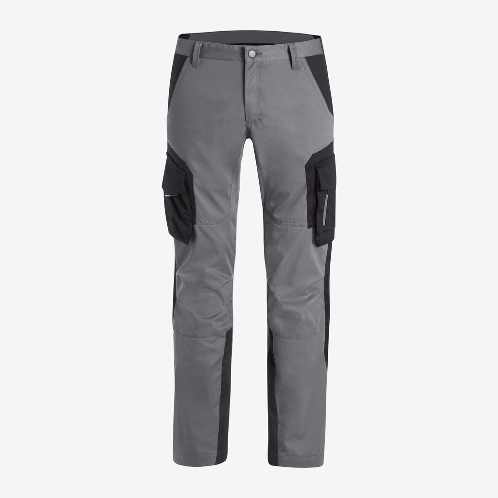 FABIAN Arbeitshose grau-schwarz 114 FHB Produktbild img1 L