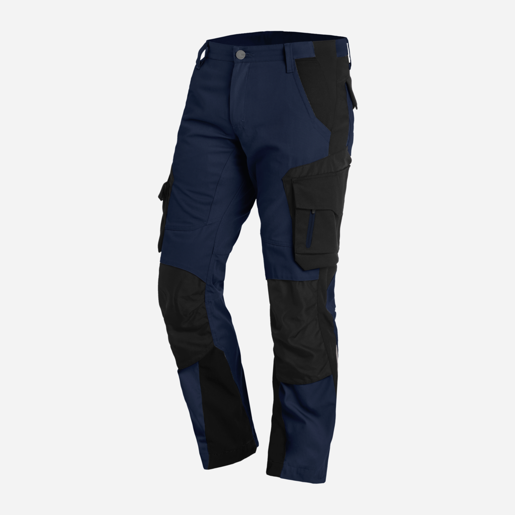 FLORIAN Arbeitshose marine-schwarz 23 FHB Produktbild img1 L