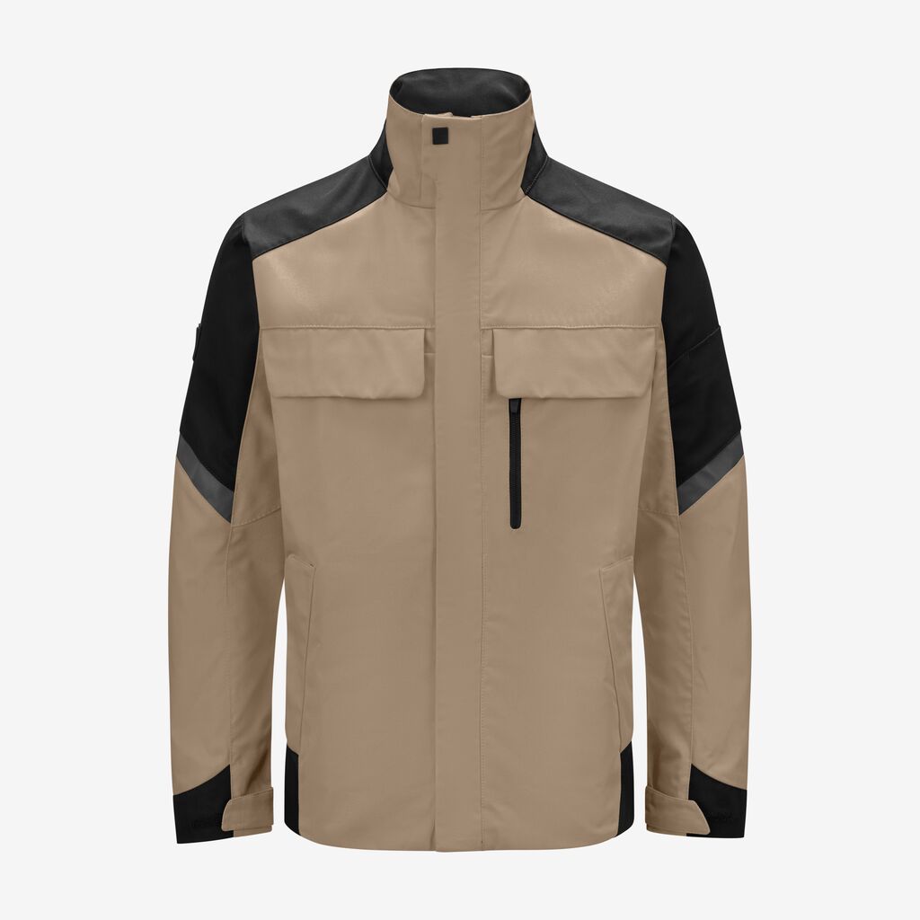 FRANK Arbeitsjacke Herren beige-schwarz 2XL FHB Produktbild img1 L