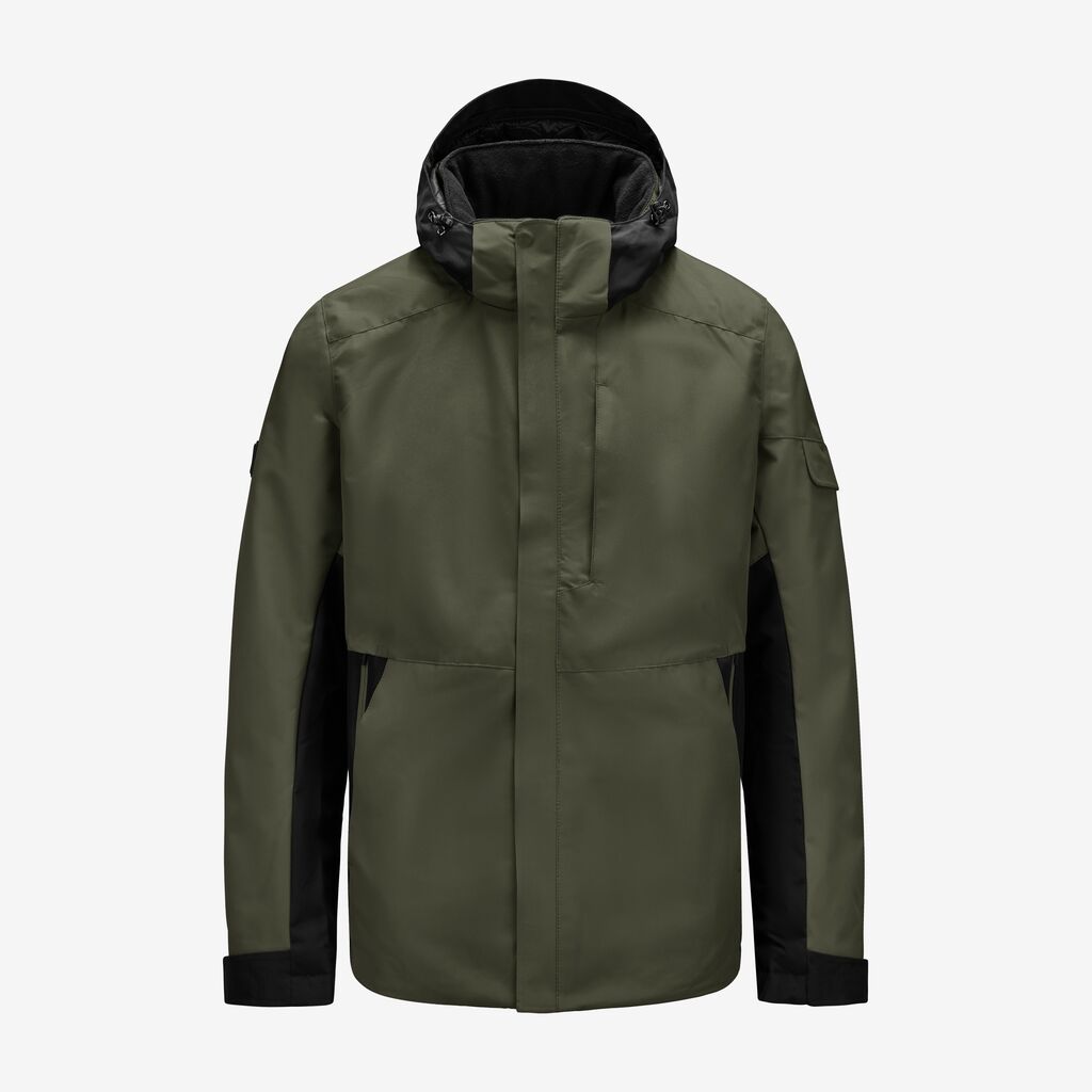 GEORG Arbeitsjacke Primaloft oliv-schwarz S FHB Produktbild img1 L